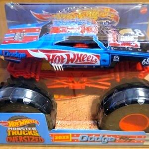 NEW 2023 HOT WHEELS MONSTER TRUCKS OVERSIZED 1/24 SCALE DODGE R/T